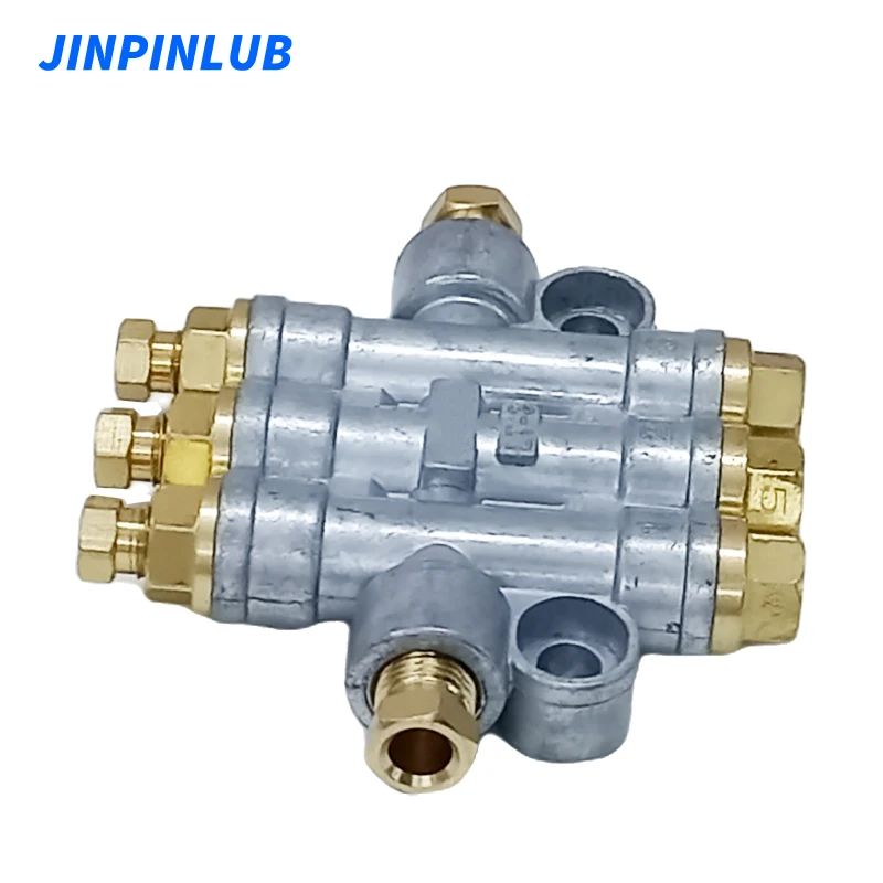 JINPINLUB LT-3 3-way Pressure relief Type Distributor Positive Displacement Injector For Thin Oil Lube System