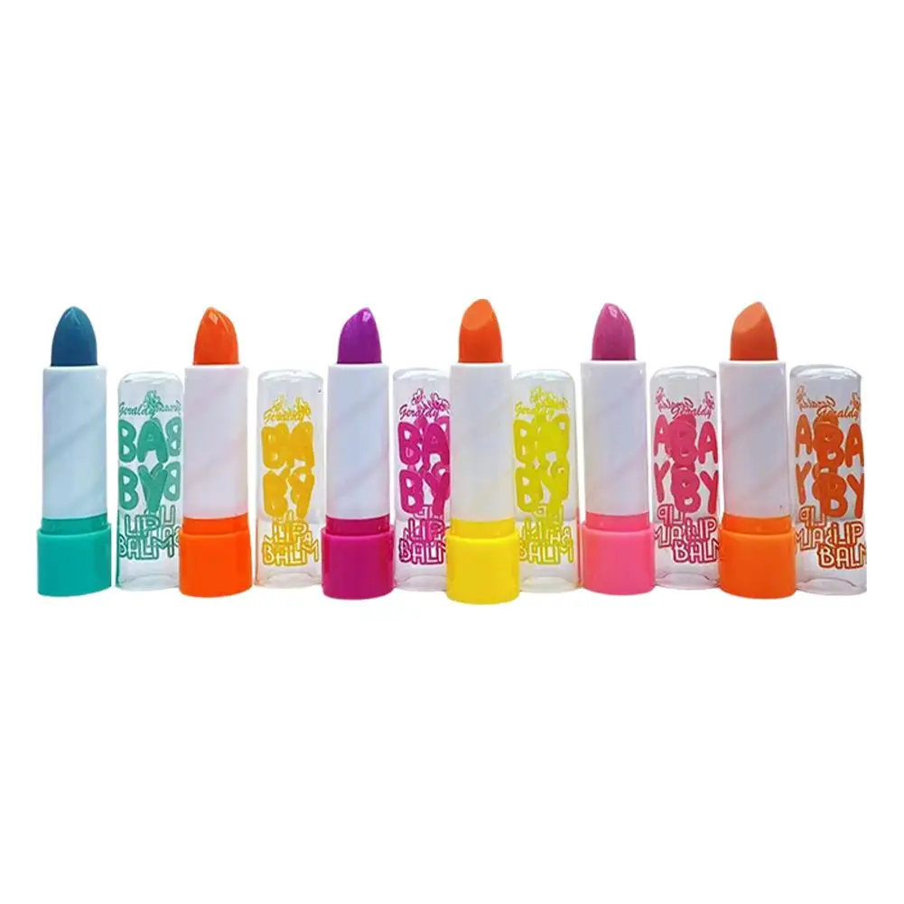 1pc feuchtigkeit spendender Lippenstift natürlicher Pflanzen lippen balsam Anti-Cracking dauerhafte 1pc zufällige Farbe feuchtigkeit spendende lange Glanz lippe