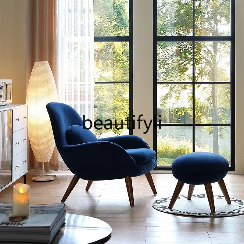 

CNordic single sofa chair modern simple leisure lazy tiger chair