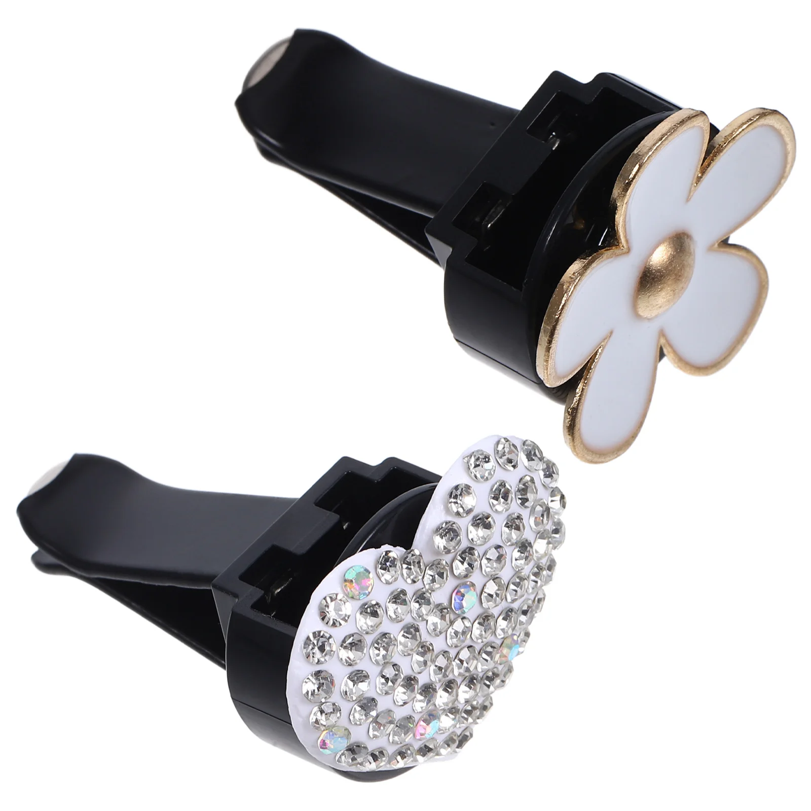 

Elegant Heart Shaped Decoration Accessories Zinc Alloy Aroma Ornament Dashboard Vent Outlet Diffuser Clip for All Car Models