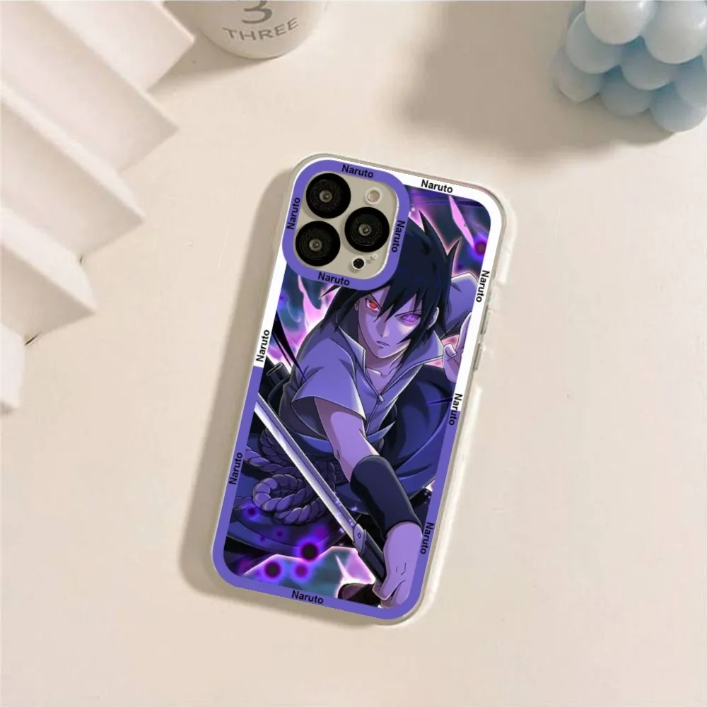 A-Akatsukis-Uchiha-N-Narutos Phone Case For IPhone 11 12 13 Mini Pro Max 14 Pro Max Iphone15 15promax Case Shell Funda Cover