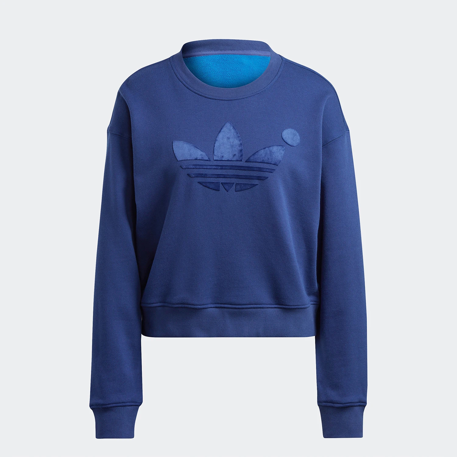 [アディダス オリジナルス] レディース ラウンドネック プリント カジュアル スウェットシャツ IB4551