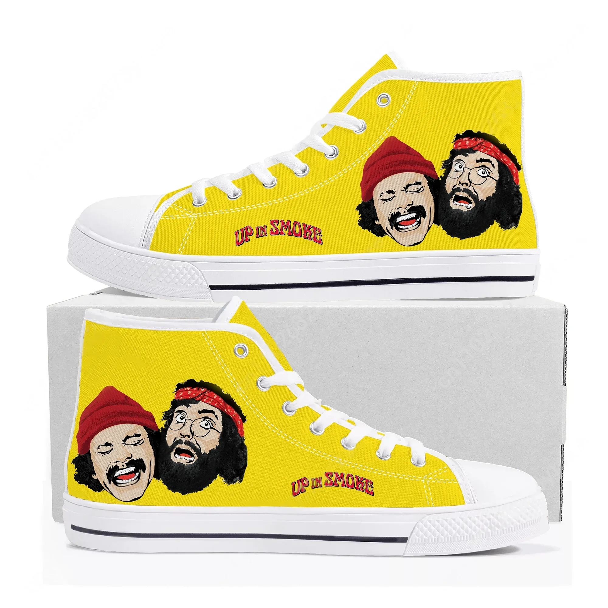 Up in Smoke High Top High Quality Sneaker Mens Womens Teenager Canvas Sneaker Casual Personalized Patterns Shoe Customize Shoes