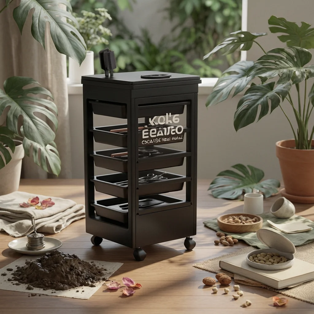 Hair Salon Storage Cart Rolling Salon Trolley with Drawers Hairdresser Trolley Long-Lasting Furniture Spacious for Hairdressers