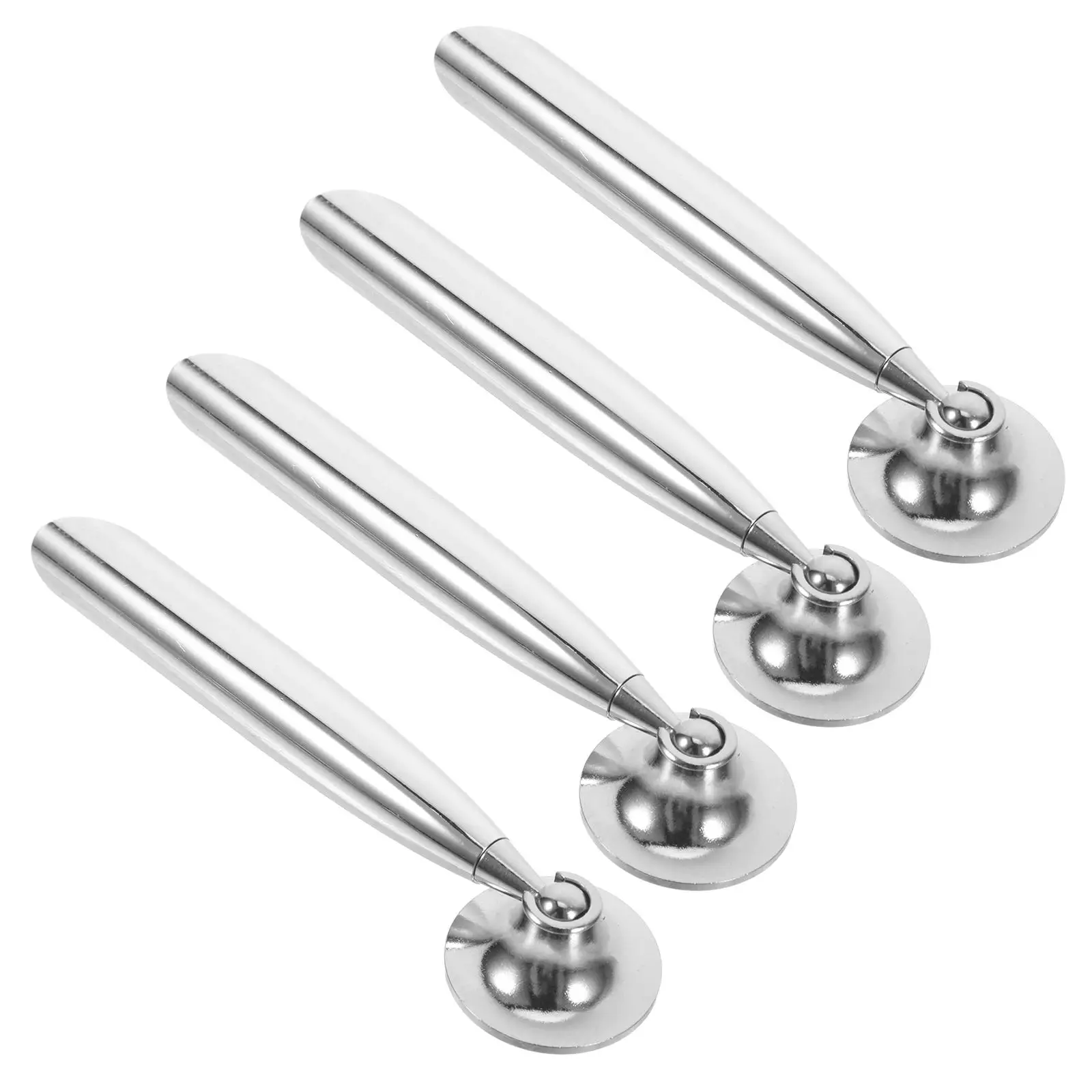 4 Pcs Signature Pen Base Metal Holder for Desk Display Stand Model Replacement Parts