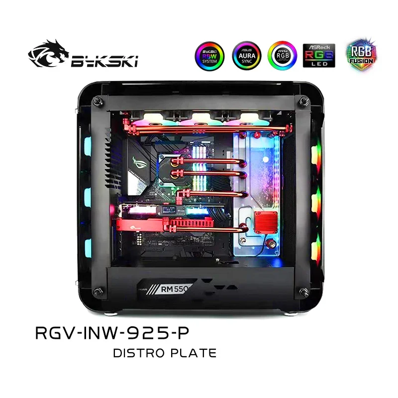 

Bykski RGV-INW-925-P,Distro Plate for IN WIN 925 Case,MOD PC Liquid Cooling Kit Waterway Board Reservoir for Computer CPU GPU