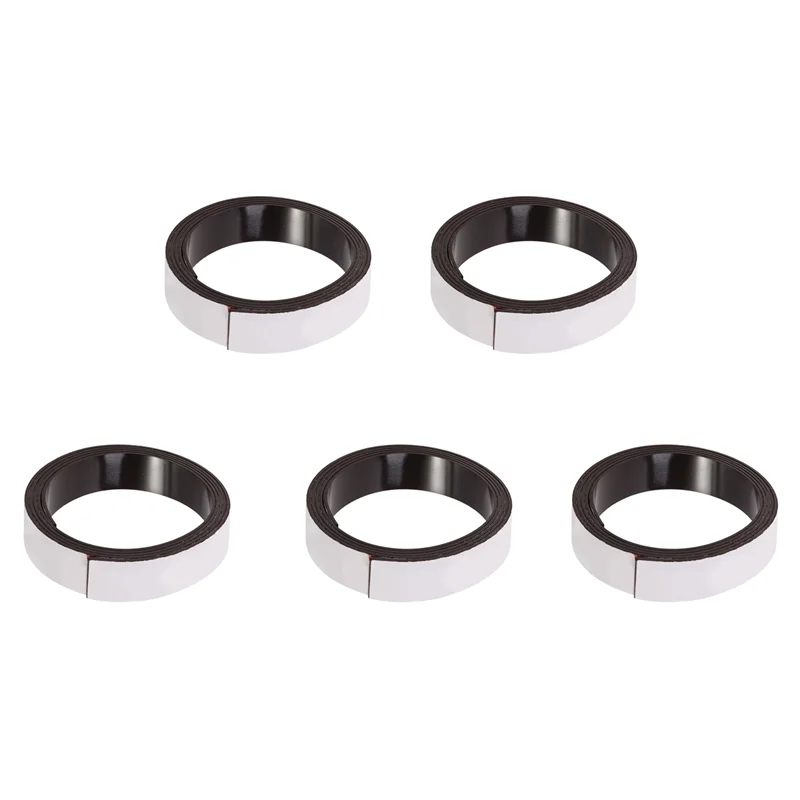 

ABGR-5X 1M Ribbon Magnet Magnetic Flexible Roller Strip Magnet Adhesive Strip 10X1.5Mm