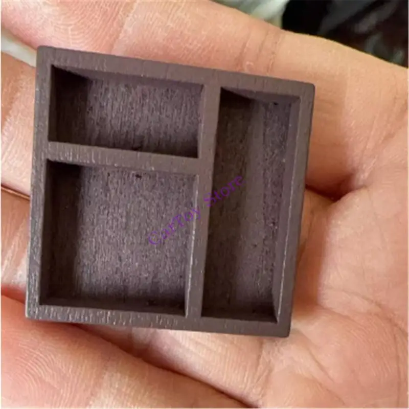 مجموعة مشهد حديقة مصغرة مع حوامل زهور مزخرفة وديكورات زراعية لعرض بيوت الدمى بمقياس 1/12 #5