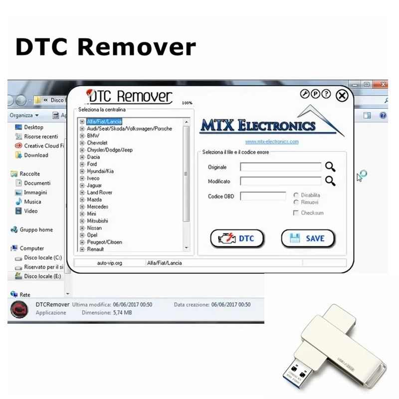 

DTC Remover 2022 For KESS KTAG FGTECH OBD2 Software MTX DTC Remover 1.8.5.0 With Keygen+9 Extra ECU Tuning Software ECU Full