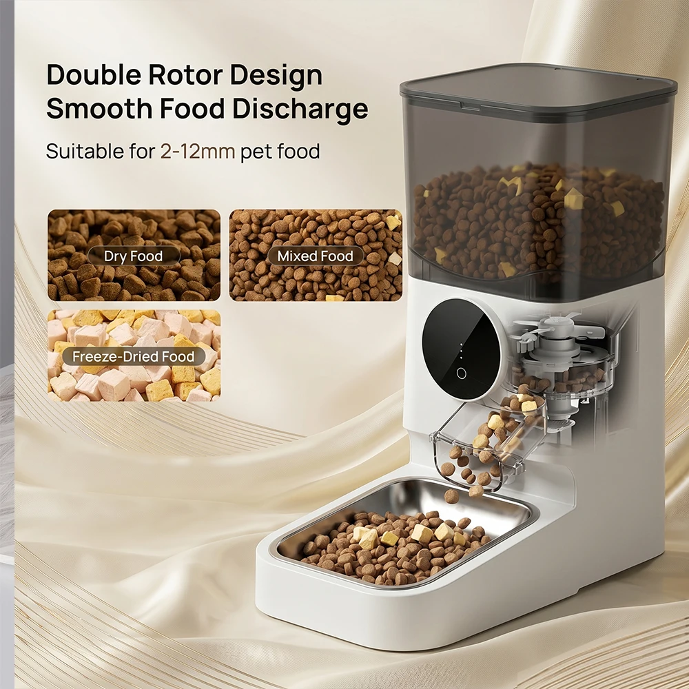 

4L APP Smart Pet Feeder Automatic Cat Food Dispenser For Dog Automatic Cat Feeder Dog Slow Food Machine With Timed Quantitative
