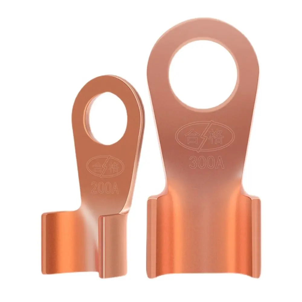 10pcs/pack OT Type OT Wire Nose Terminal Crimp Copper 10A-80A OT Cable Connector Kit Bolt Hole 1.5-16mm2 OT Lugs Ring Crimp
