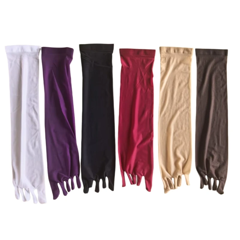 3D Oil Shiny Stretchy Nylon Middle Tube Socks With Five Toes Women Sexy Ultra Thin Transparent Underwear JK Lolita Student Socks