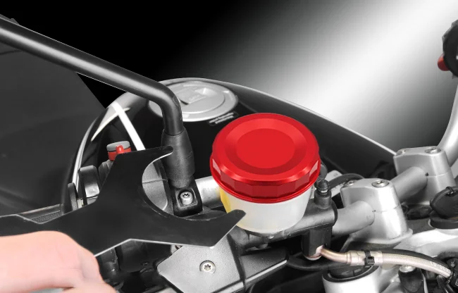 For Honda CBR600RR CBR1000RR CBR1000RR-R CB1000R Motorcycle CNC Front Brake Clutch Fluid Reservoir Oil Cap Protection Cover