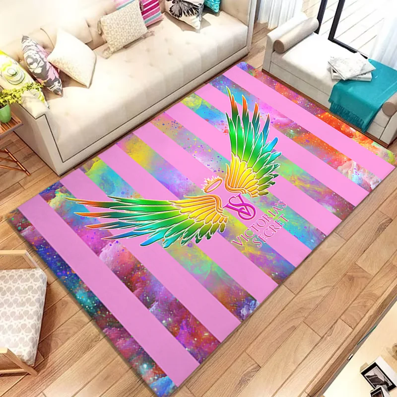 Angel Wings Large Carpet Playroom Gaming Kitchen Floor Mat Victorias S-Secrets Entrance Doormat Galaxy Rainbow Bathroom Foot Rug