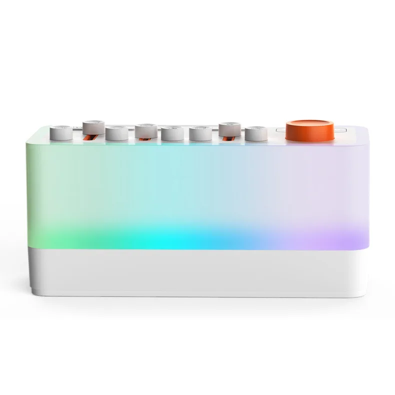 DIY Smart Sleep Aid Speaker RGB Color Night Light Small Jelly Bluetooth Speaker Night Listening