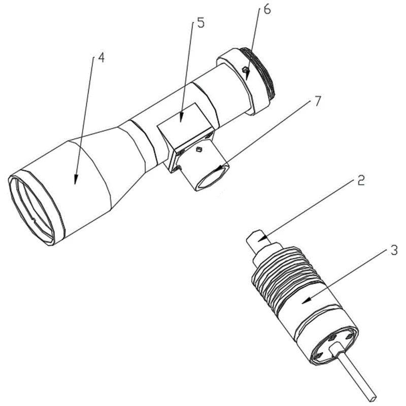 Coaxial Point Light Source 5V Machine Vision Inspection LED Detection And Recognition Lamp