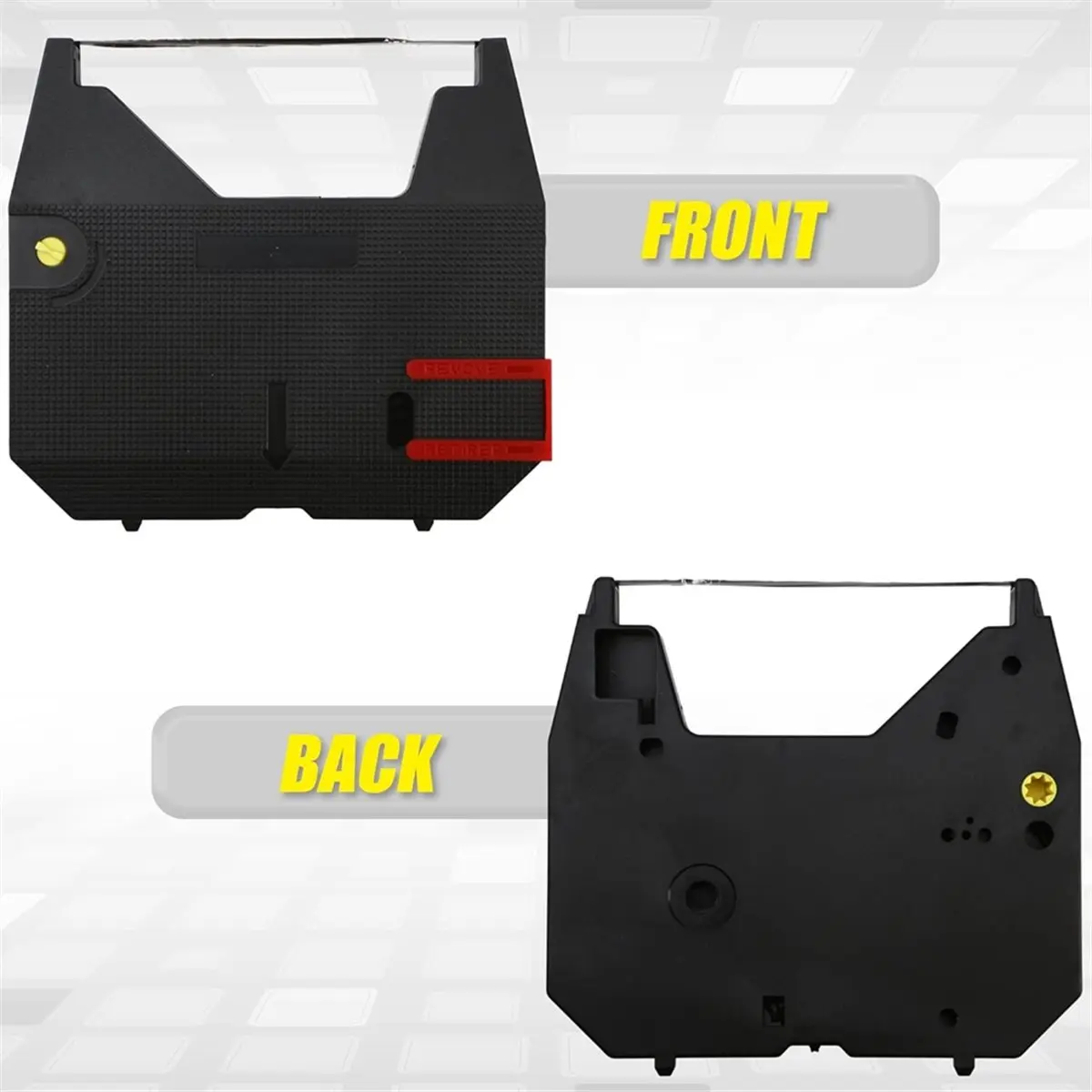 BHBL Typewriter Ribbon Replacement for 7020, PORTELON 11401,for DATAPRODUCTS R1430 11425, T330 Correctable Ribbon