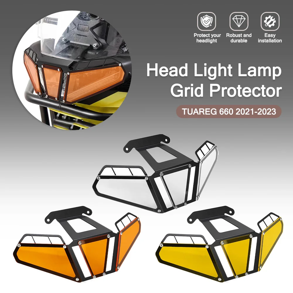 

New For Aprilia Tuareg 660 2021 2022 2023 Motorcycle Accessories Front Headlight Guard Protector Head Light Lamp Cover Protector