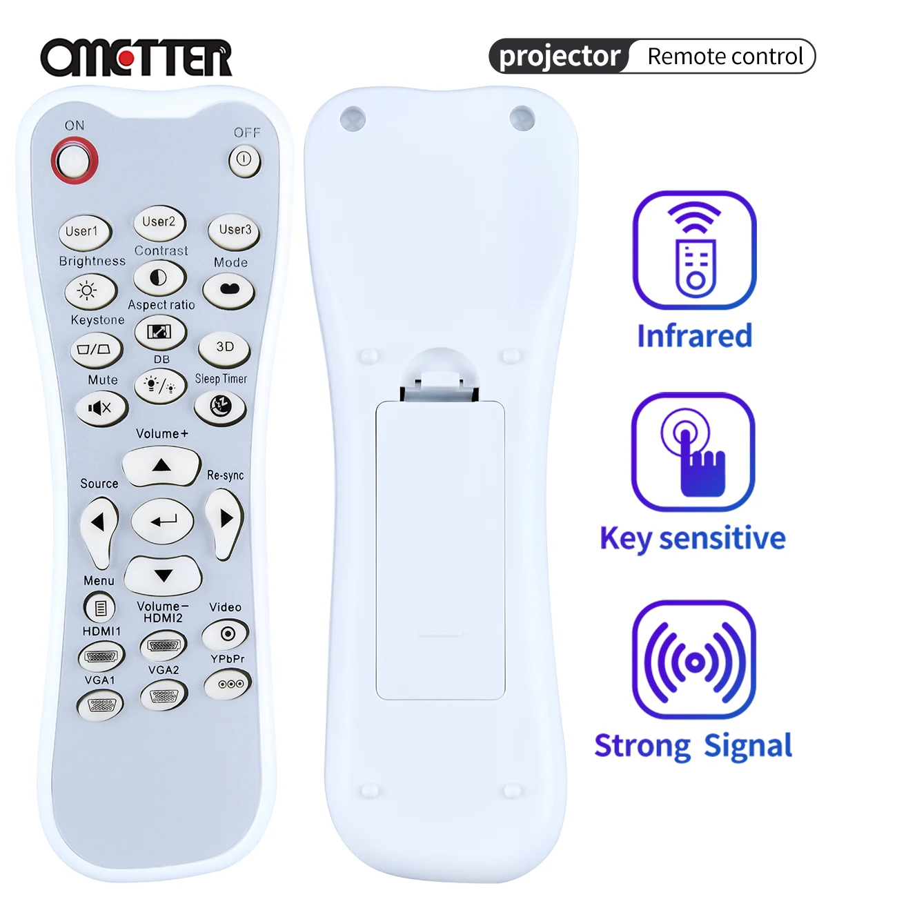 New GT1080 Remote Control For Optoma Projector HD-141X HD-143X HD-142X HD-146X