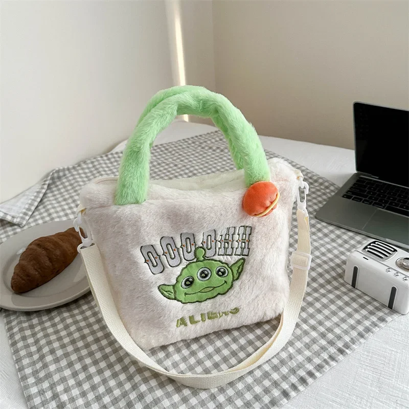 Disney Cartoon Toy Story Sac à bandoulière portable, Harvey Bear Grabber Butter Coin Purse