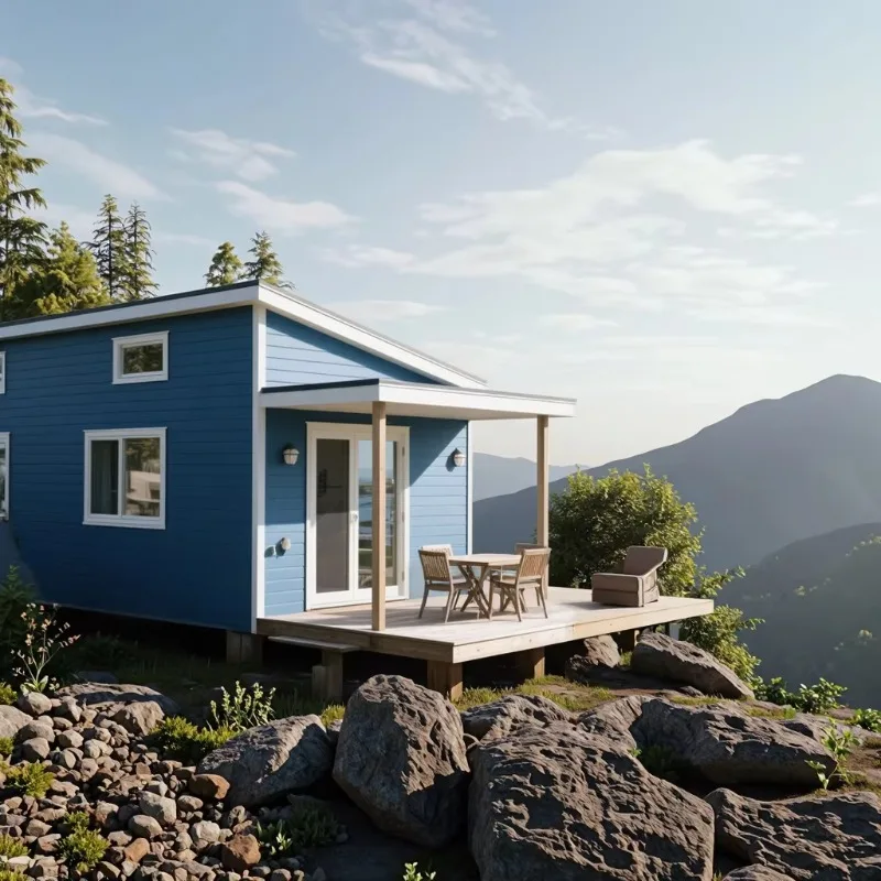 Customized Luxury 20ft 40ft 2-Story Steel Container House 2 3 4 5 Bedroom Garden Rooms with Terrace and Roof for Bedrooms