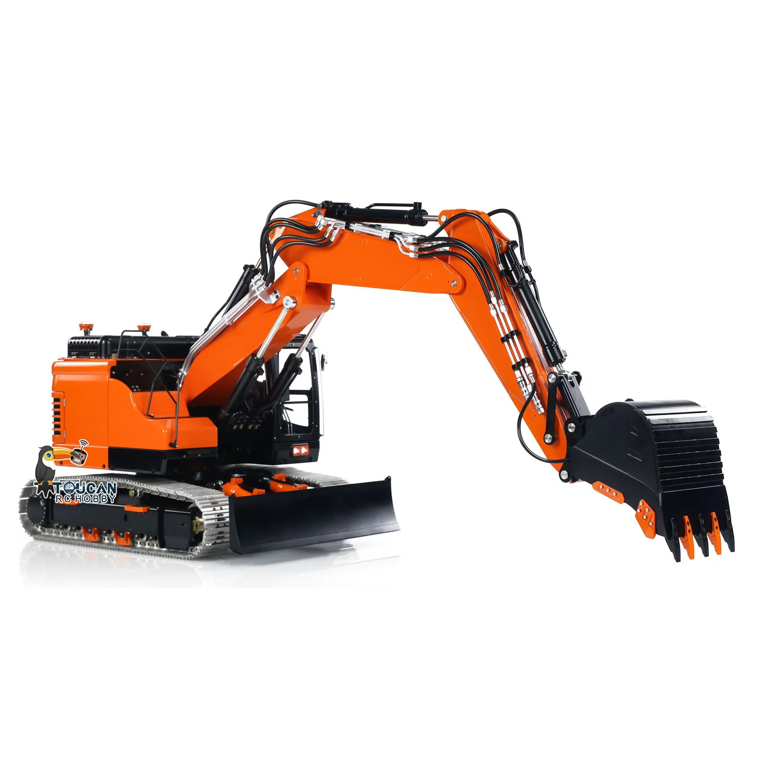 1/14 LESU Aoue ET26L Metal Hydraulic RC Excavator PL18EV Lite RTR TOUCAN DIY Painted Controlled Digger Light Sound Machine