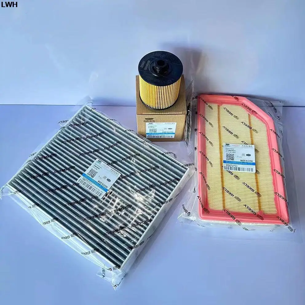 3pcs/set Filter Set for Geely monjaro 1.5T HIF HIP  engine power 1.5T Air Filter&Oil Filter&Cabin Filter