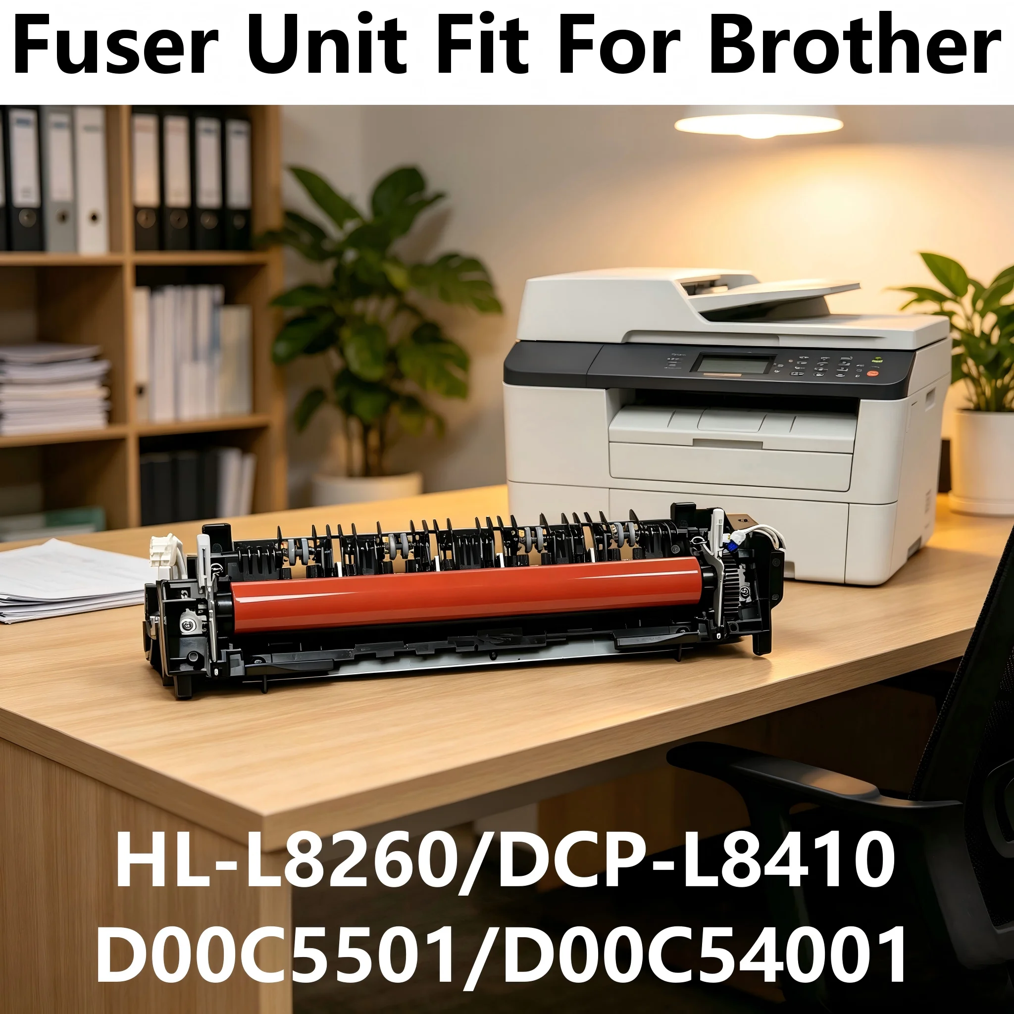 

Fuser Assembly D00C55001 for Brother HL-L8260 L8360 L9310 DCP-L8410 MFC-L8610 L8690 8900 9570 8260 8360 9310 8410 8610 D00C54001