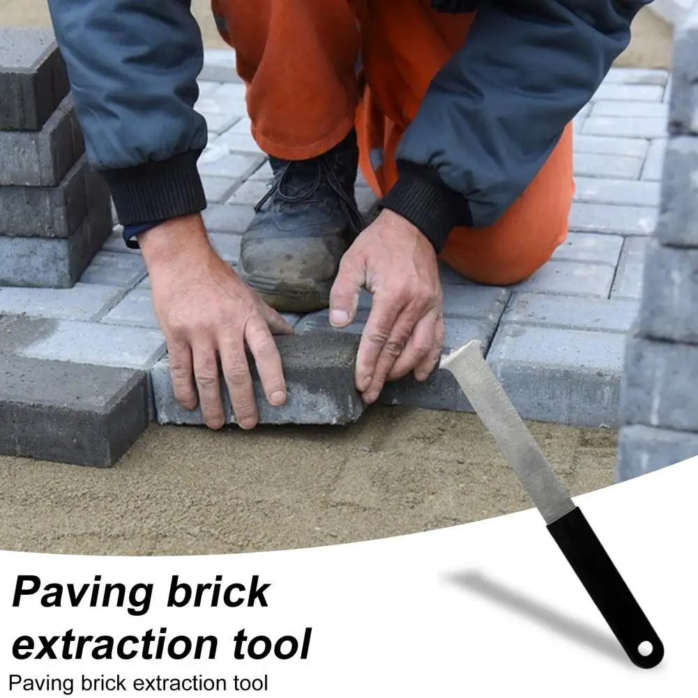 

Gripper Slots for Easy Lifting Paver Puller Extractor Tool with Joint Scraper for Garden Patio Block Replacement Micro for Easy