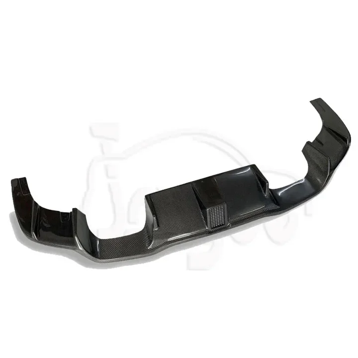 

Rear Diffuser Exhaust with LED Light Carbon Fiber For BMW F87 M2C 2017 M2 Competition Car Tuning Accessory Bodykit Trunk Parts