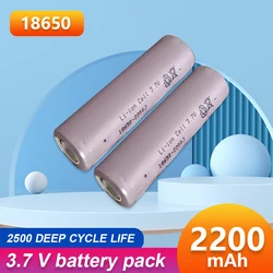 3.7V 18650 Rechargeable Lithium-ion Battery  Cell Capacity 2200mah 2500mah Strong Light Flashlight Electronic Toy Spare Battery