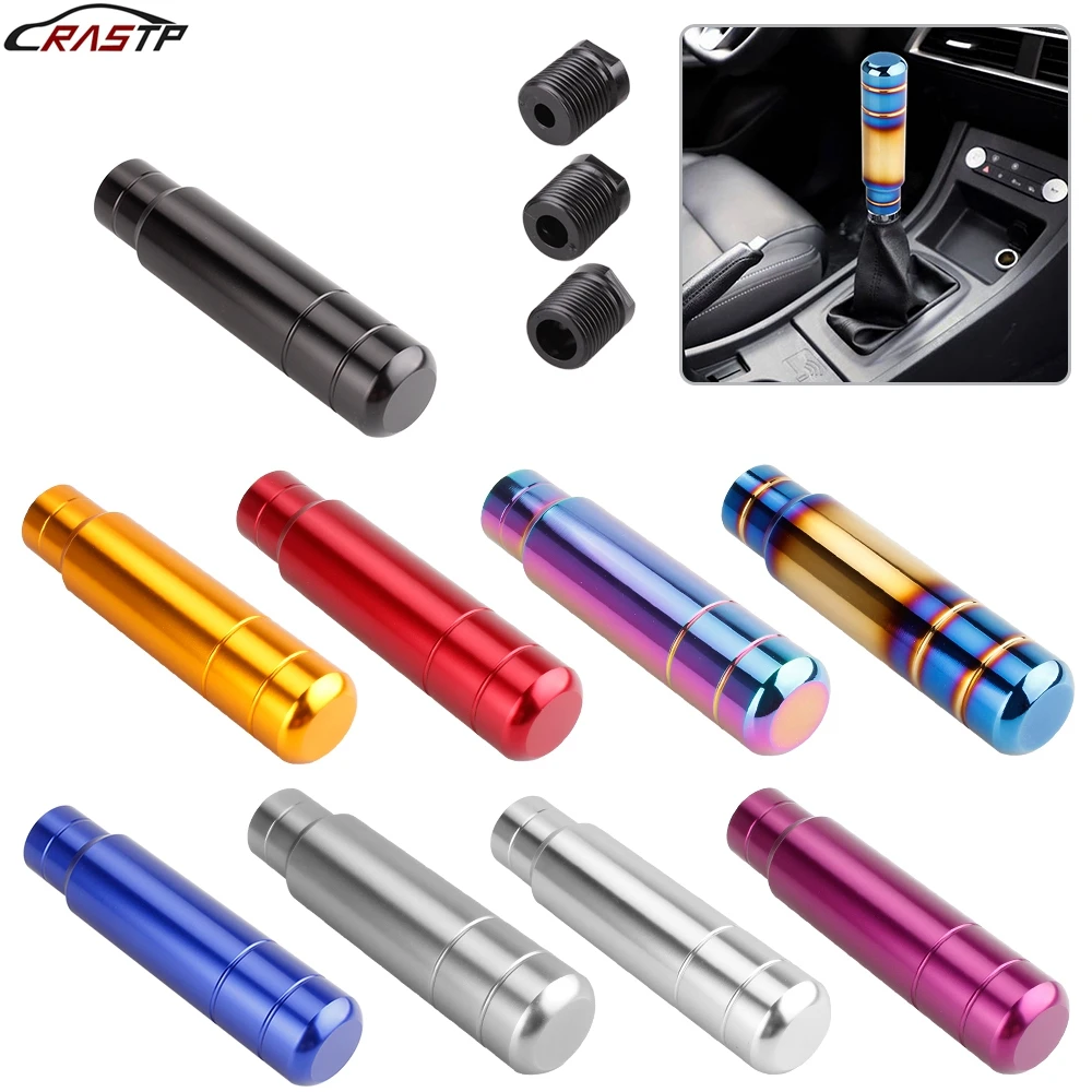 

RASTP-High Quality JDM Style 13cm Aluminum Car Gear Shift Knob Shifter Lever Head for Universal Car Manual Transmission SFN128