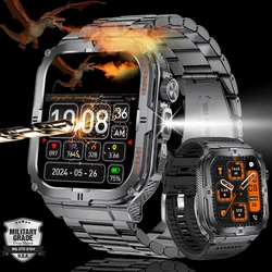 New GPS Track Smart Watch Men Compass 430mAh Large Battery Sports Watches 1.96 
