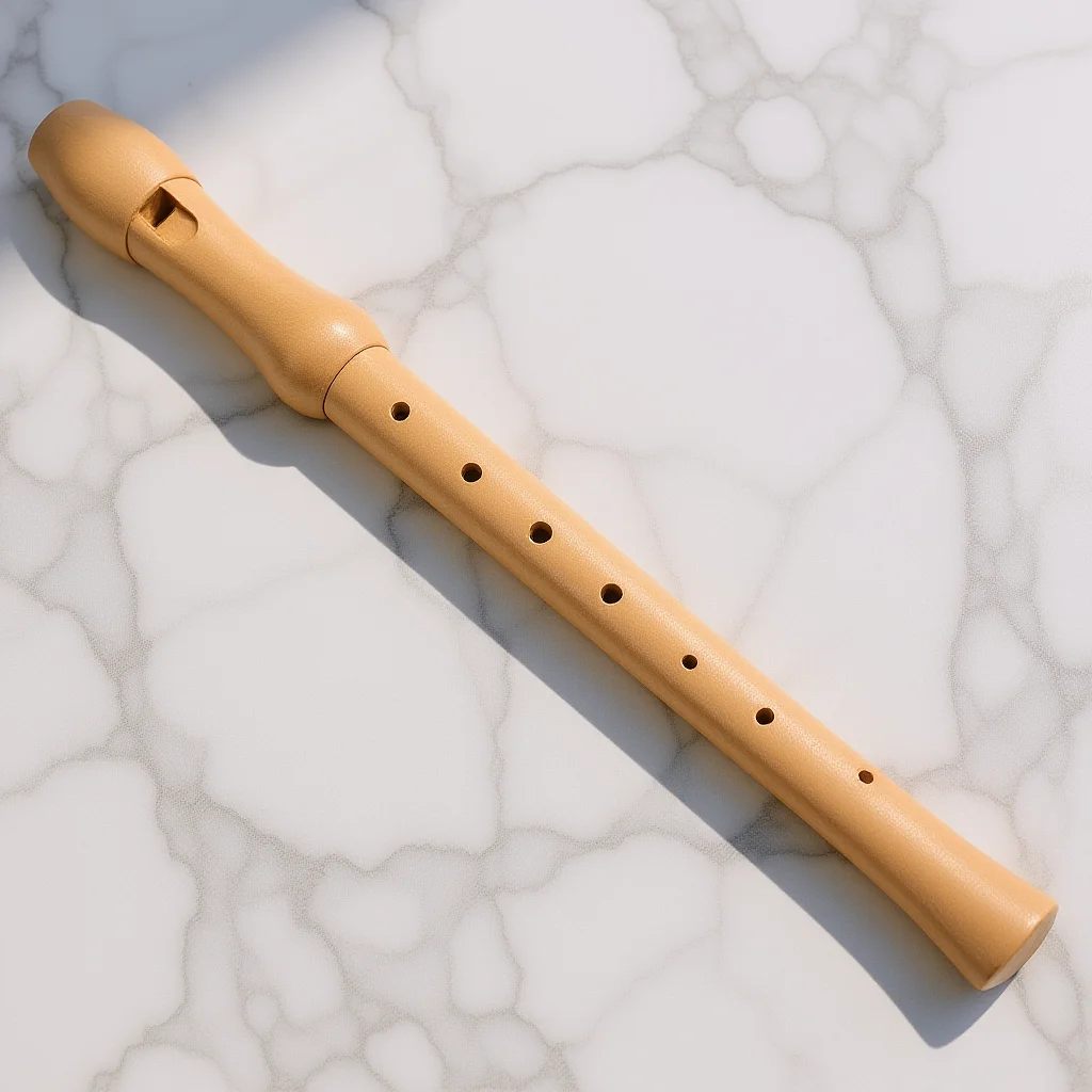 

Wooden 8 Hole Soprano Recorder Flute Music Instrument with Clear Tones Smooth Finish Ideal for Learning Fast