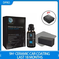 DPRO-Revêtement de voiture en céramique 9H, revêtement de cristal de polissage, liquide de soin de peinture hydrophobe, avertir les détails automobiles