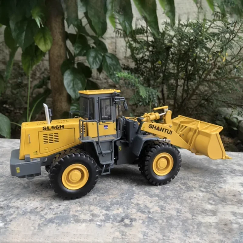 المصنع الأصلي 1:35 SHANTUI SL56H نموذج محاكاة الجرافة ذات العجلات المصنوعة من سبيكة المعدات الثقيلة للعرض والتجميع #4
