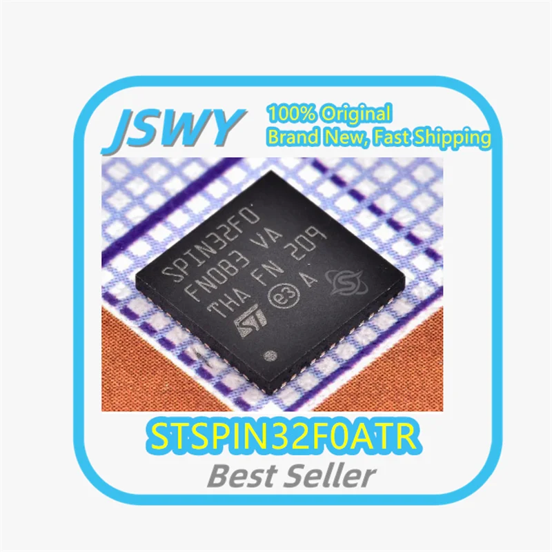 (2/30 pieces) STSPIN32F0ATR SPIN32F0 VFQFPN-48 4KB 16-bit Microcontroller - Genuine Original Product
