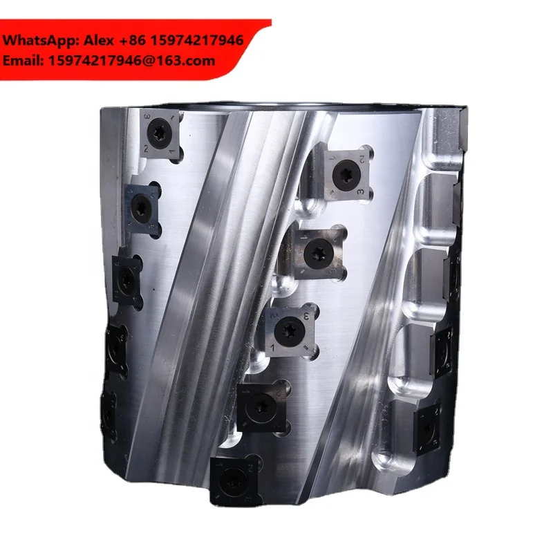 KWS 125mm*40mm*100mm Woodworking Tool Helical Spiral Shaper Cutterhead