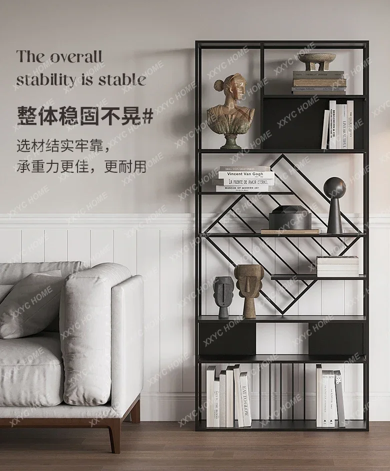 

Wrought iron Bogu rack Display rack Display rack Living room Office partition Bookshelf Floor