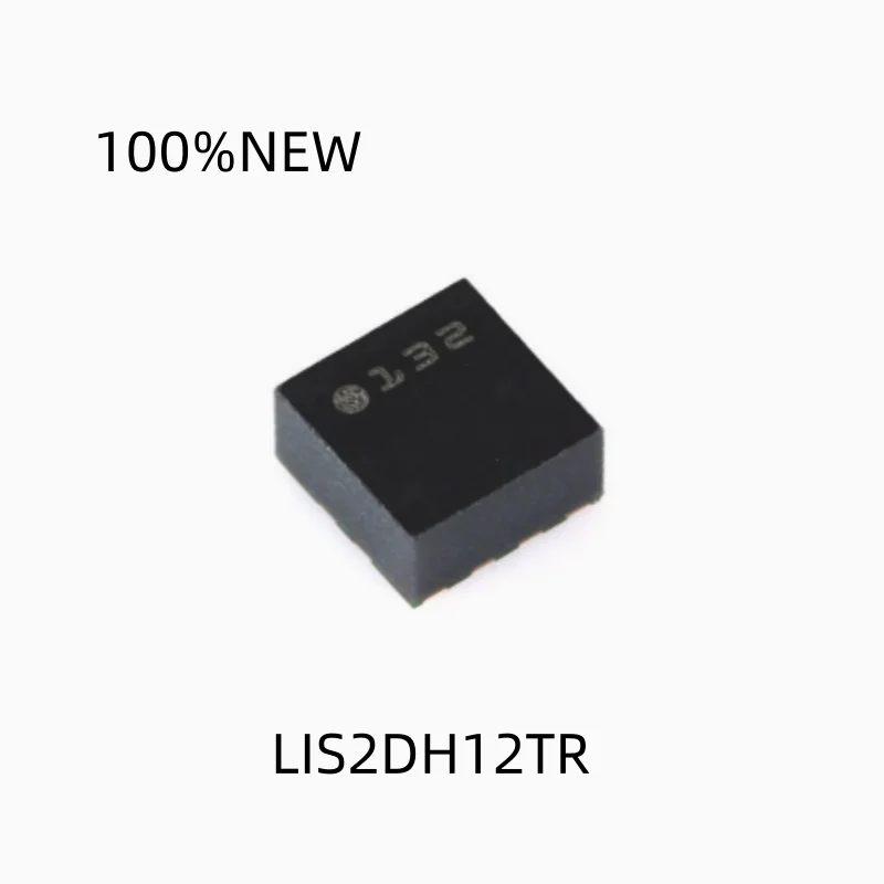(10 Pieces) 100% New Lis2Dh12Tr Package Lga-12 3-Axis Mems Accelerometer Motion Sensor Chip