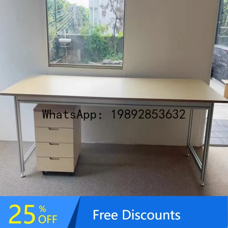 YFY Ocean Board Aluminum Profile Internet Celebrity High-End Designer Style Simple Modern Solid Wood Light Luxury