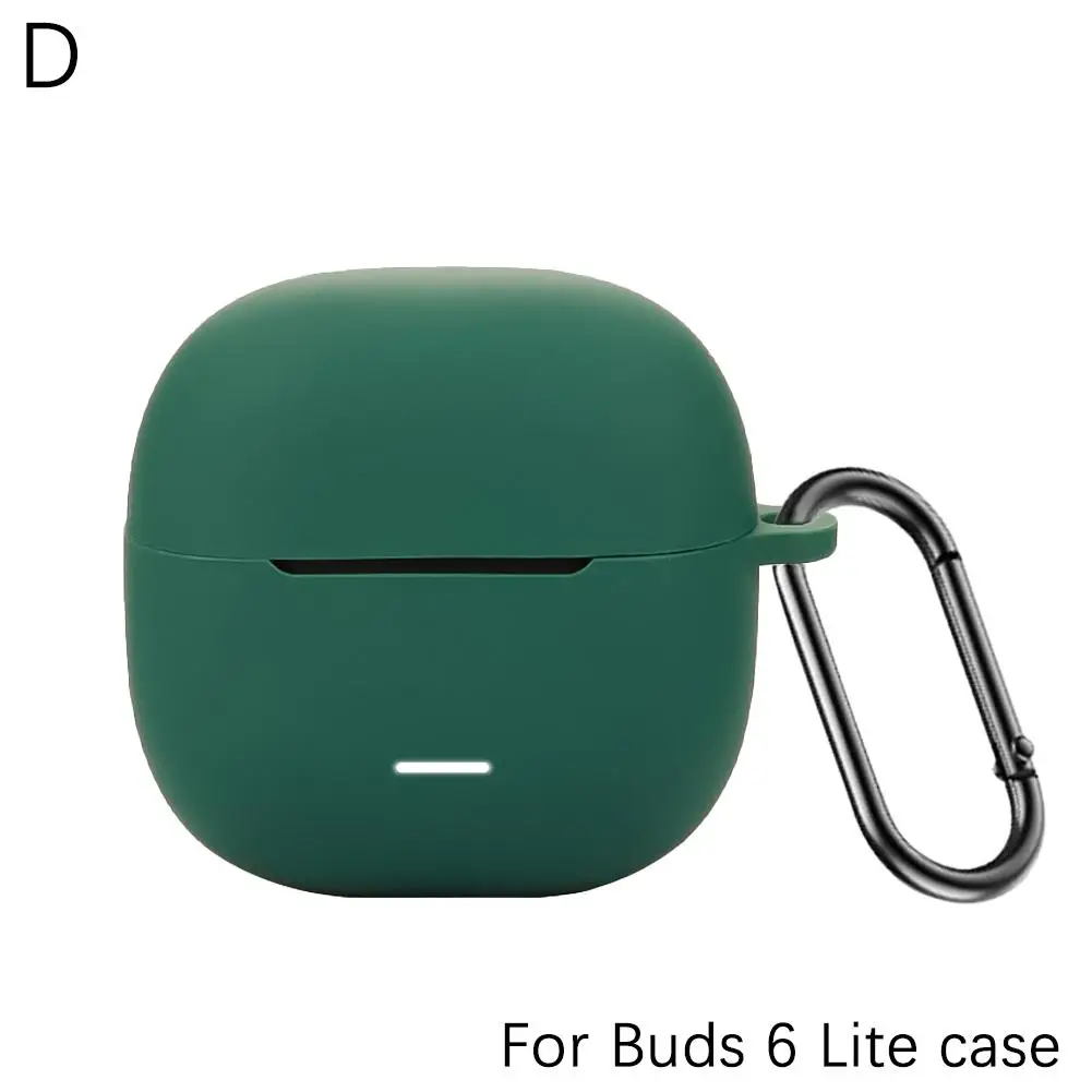 for redmi Buds 6 Lite Case Earphone Silicone Cover Wireless High-end Sleeve Protective Bluetooth Keyring True With Earphone K5D6