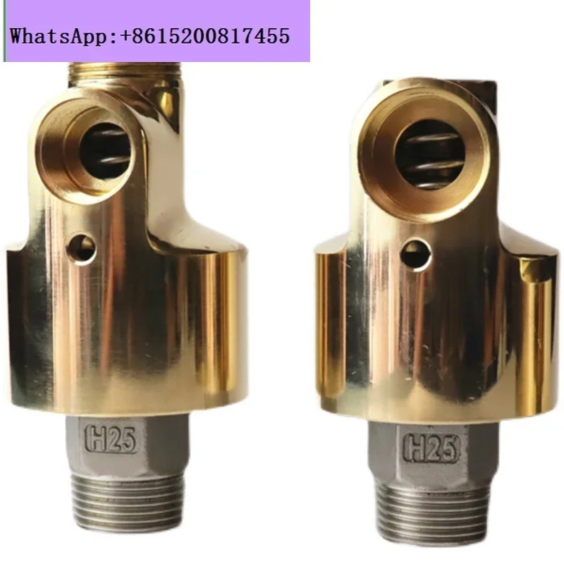 High quality high pressure high temperature 360 degree cooling water copper rotary joint 4 minutes 6 minutes 1/1.2/2/1.5 inch 2