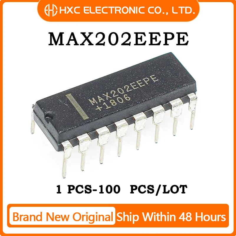 

5PCS/10PCS/50PCS/100PCS 100% New IC MAX202EEPE MAX202EEPE+ DIP16 CHIP