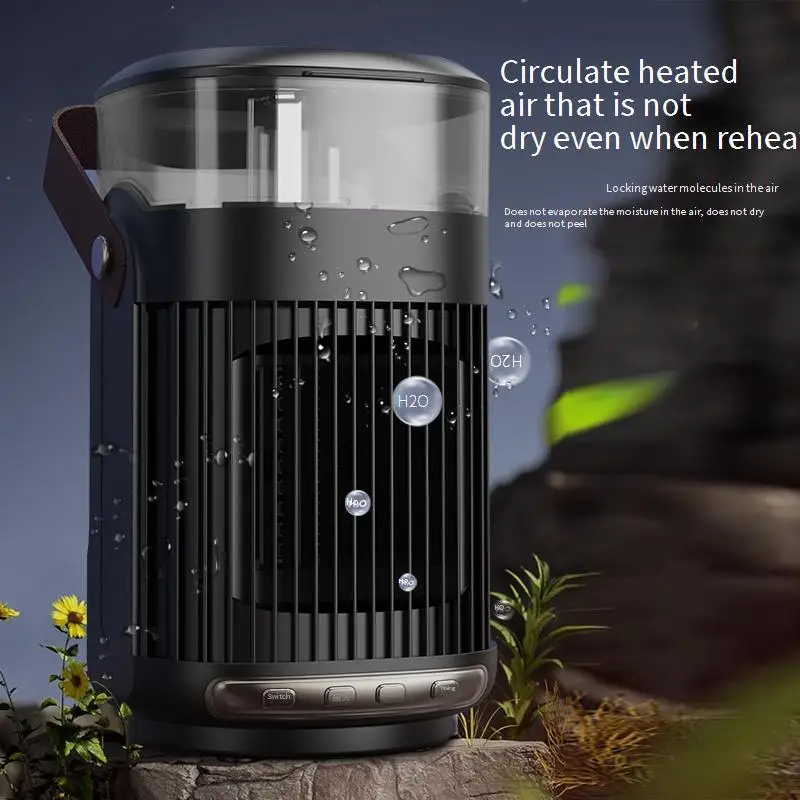 Venda quente aquecedor de espaço pessoal interno de inverno com ventilador de aquecimento ptc portátil e plugue da ue proteção contra superaquecimento segurança garantida