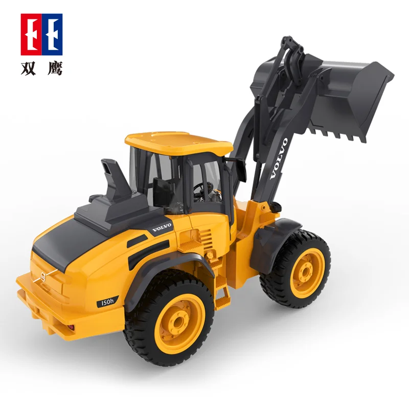Duplo e rc caminhão l50h 1/16 bulldozer trator engenharia carro rc escavadeira carro controlado por rádio brinquedos para meninos presentes das crianças