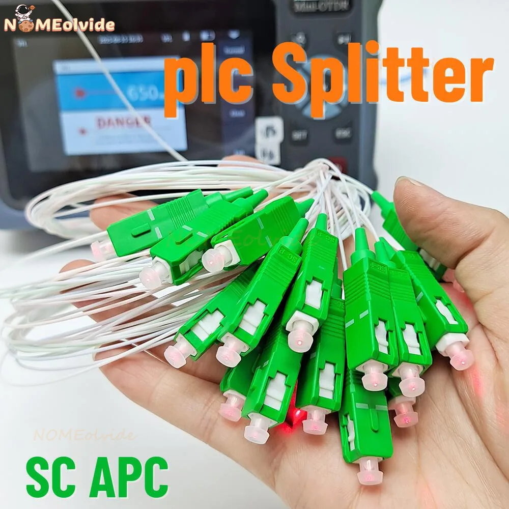 

Оптический разветвитель PLC 1X2 1X4 1X8 1X16 1X32, 0.9 мм, 1 м, SC/APC, одномодовый, G657A1, ПВХ, для FTTH