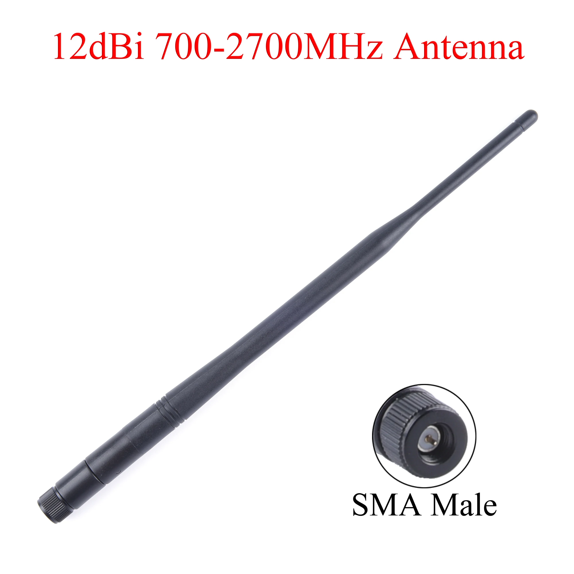 Antena 12dBi 2G/3G/4G 700-2700MHz Złącze męskie SMA Antena kątowa 4G LTE do routera Pasuje do modemu Router Huawei
