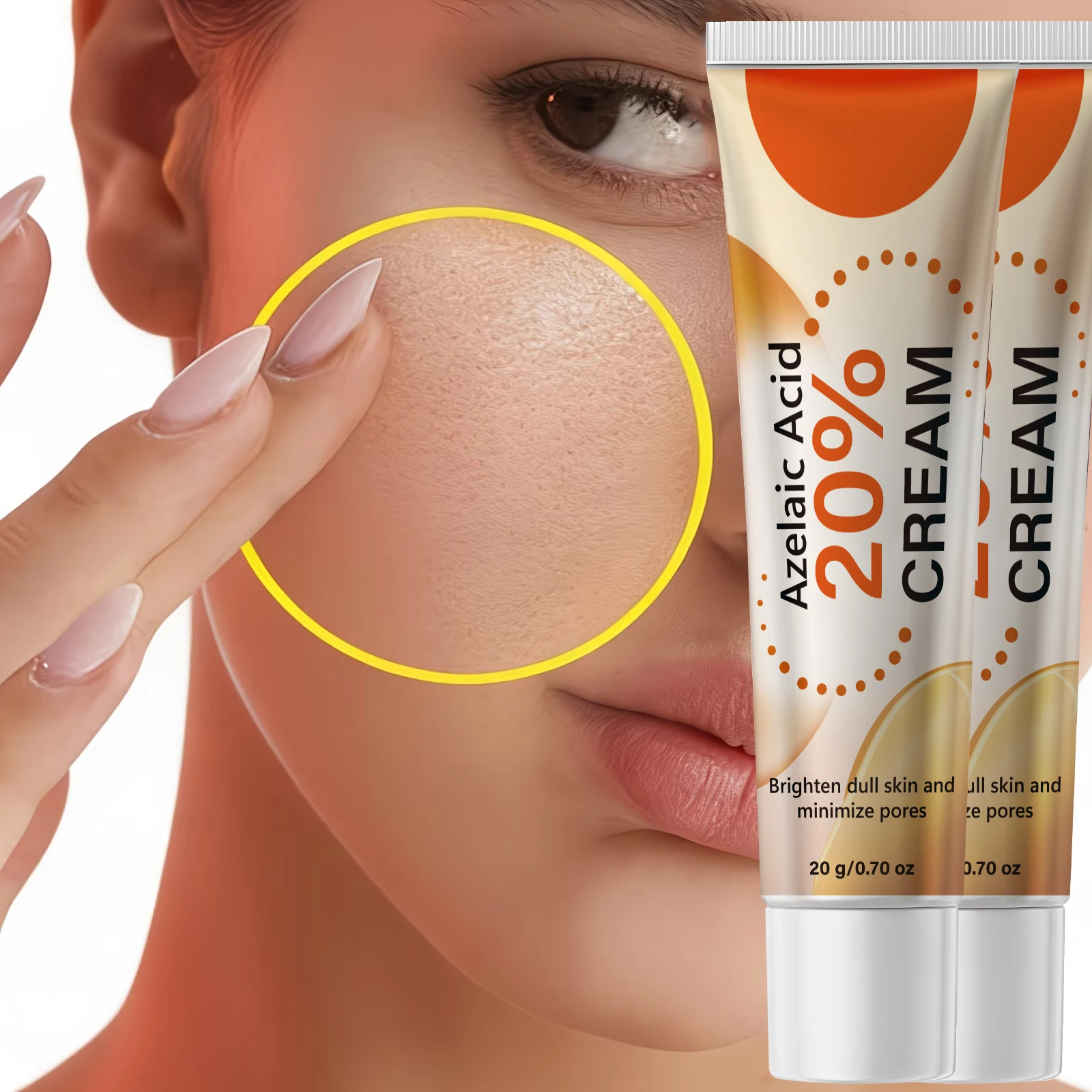 Water Ice Levin 20g 20% Azelaic Acid Cream Moisturizing Firming Facial Care Cream For Dull Skin Help Minimize Pores Daily Use