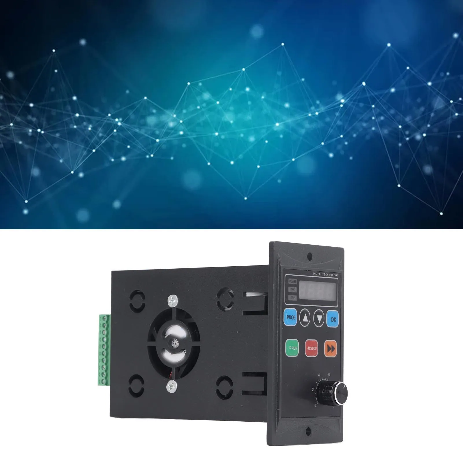 Mini Motor Inverter 1PH 176‑264V Input 3PH 0‑220V Output Motor Frequency Converter for Fans Water Pumps